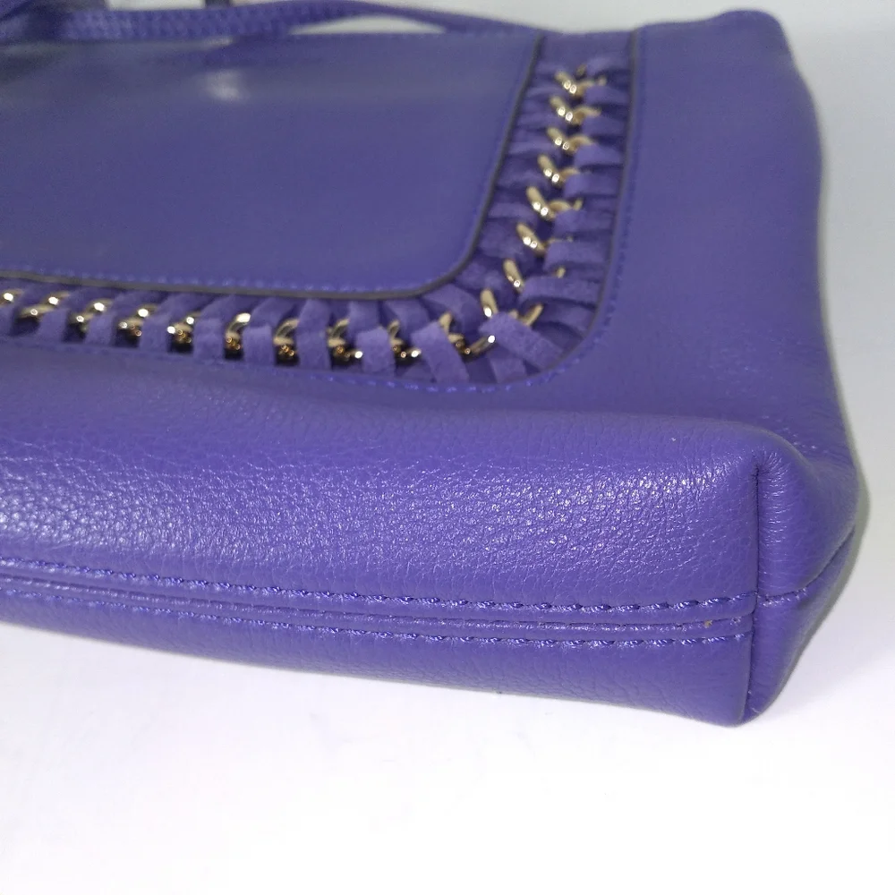 AIMEE KESTENBERG COLLECTION Purple Crossbody/Clutch Leather Bag